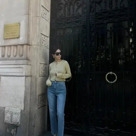 [BUNJANG] Suamar Dunst Premium Straight Crop Denim Size S / 수아마르 dunst premium 스트레이트 크롭 데님 사이즈S