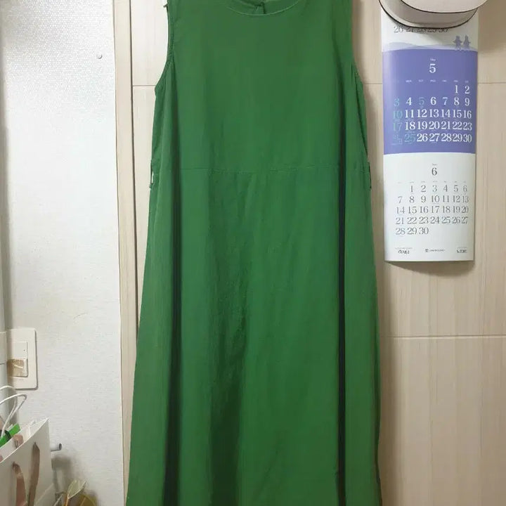 [BUNJANG] Linen Sleeveless Maxi Dress / 나시 린넨 롱원피스