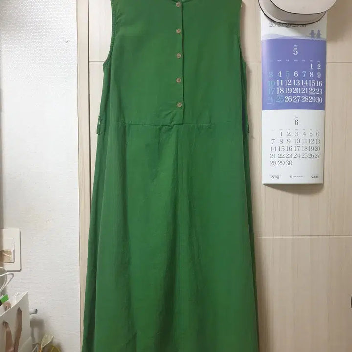 [BUNJANG] Linen Sleeveless Maxi Dress / 나시 린넨 롱원피스