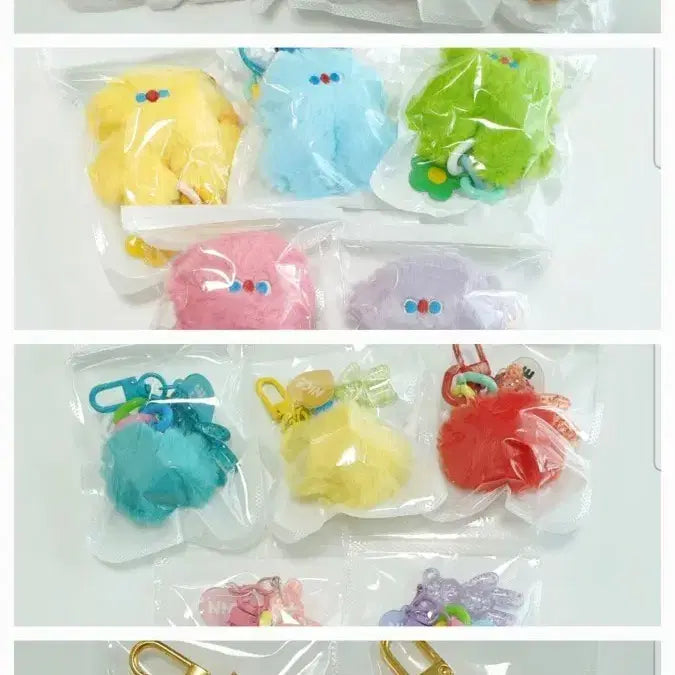 [BUNJANG] Nylon Wrist Bag and Keyring Bundle / 쇼핑몰 키링 재고 전부 판매합니다