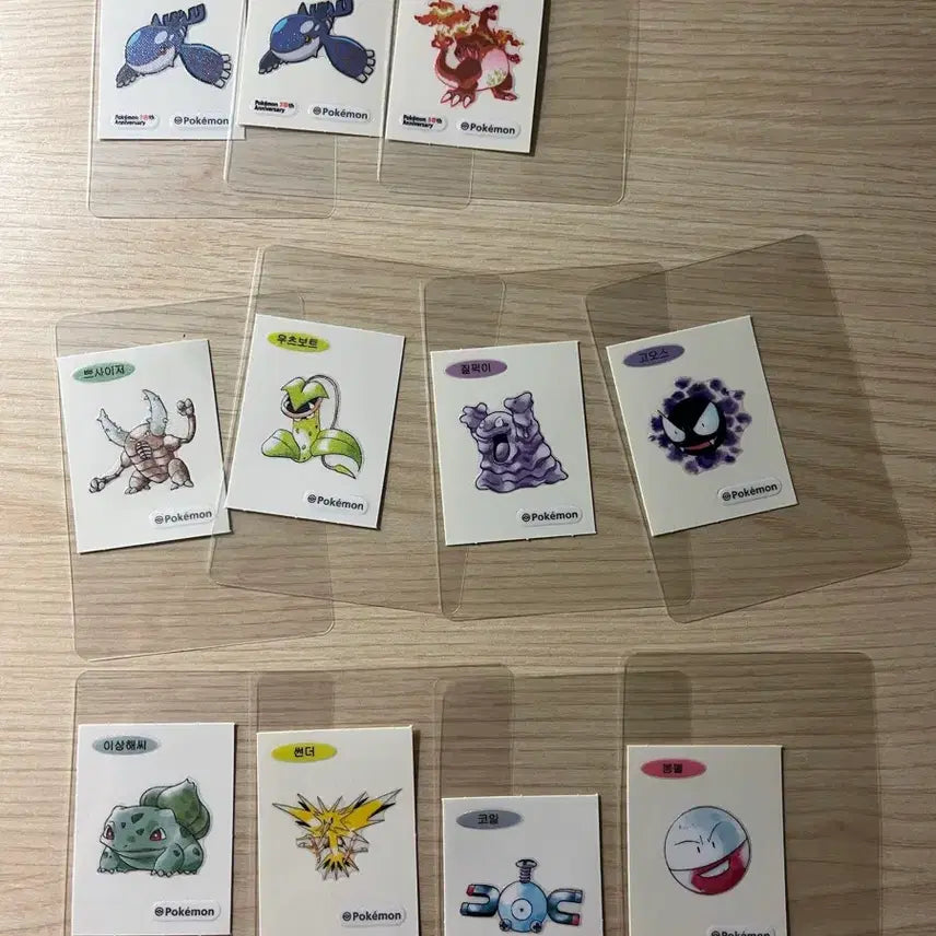 [BUNJANG] Pokemon 30th Anniversary Stickers / 30주년 띠부실 포켓몬스터 띠부씰