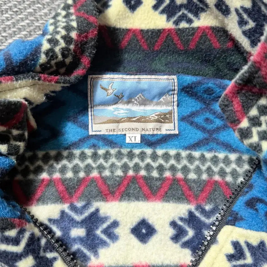 [BUNJANG] Vintage 90s Oversized Fleece Jacket XL / 90S 빈티지 오버핏 후리스  플리스 자켓 (XL)