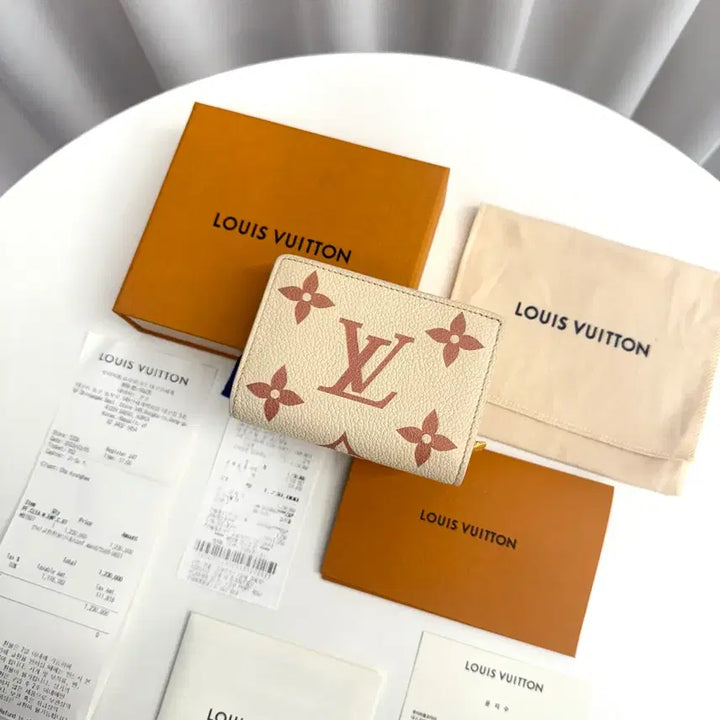 [BUNJANG] Louis Vuitton Monogram Empreinte Clea Wallet / [백화점 / 풀박스] 루이비통 모노그램 앙프렝뜨 클레아 반지갑