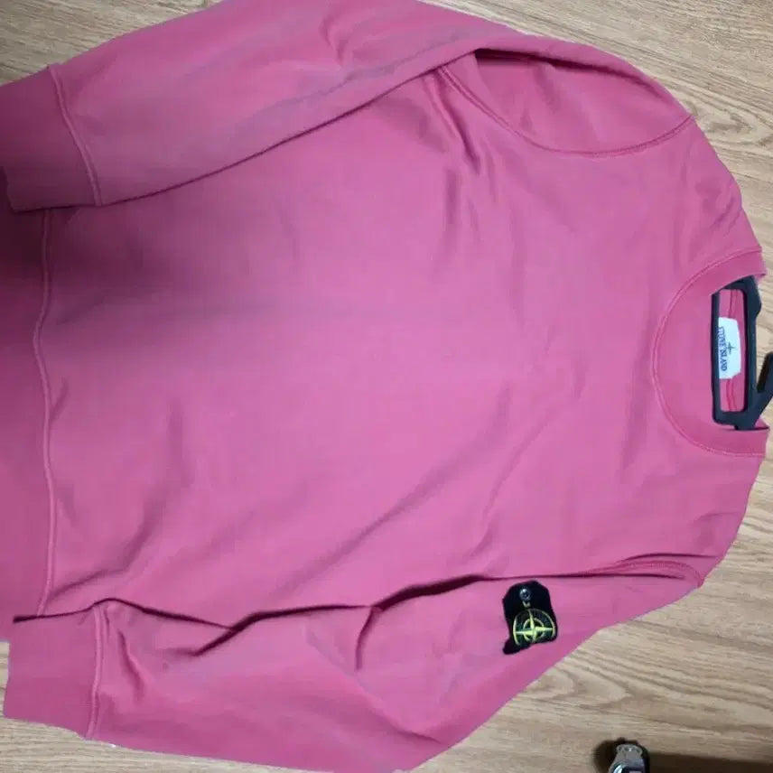 [BUNJANG] Stone Island Pink Sweatshirt T-Shirt XXL / 스톤아일랜드 핑크 맨투맨 티셔츠