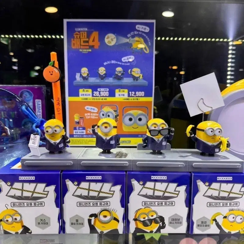 [BUNJANG] Minions Secret Agent Figure Full Set (Sealed) / 미니언즈 요원 피규어 풀세트 미개봉 새상품 최저가 급처