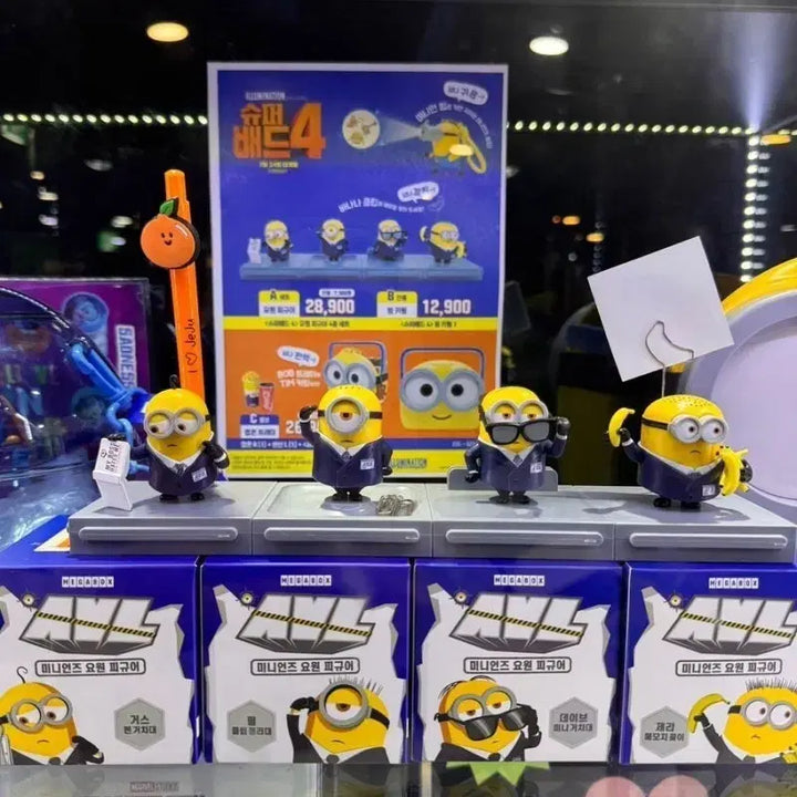 [BUNJANG] Minions Secret Agent Figure Full Set (Sealed) / 미니언즈 요원 피규어 풀세트 미개봉 새상품 최저가 급처