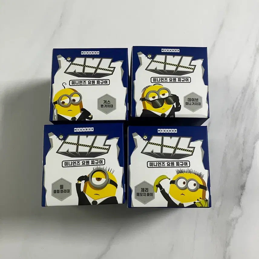 [BUNJANG] Minions Secret Agent Figure Full Set (Sealed) / 미니언즈 요원 피규어 풀세트 미개봉 새상품 최저가 급처