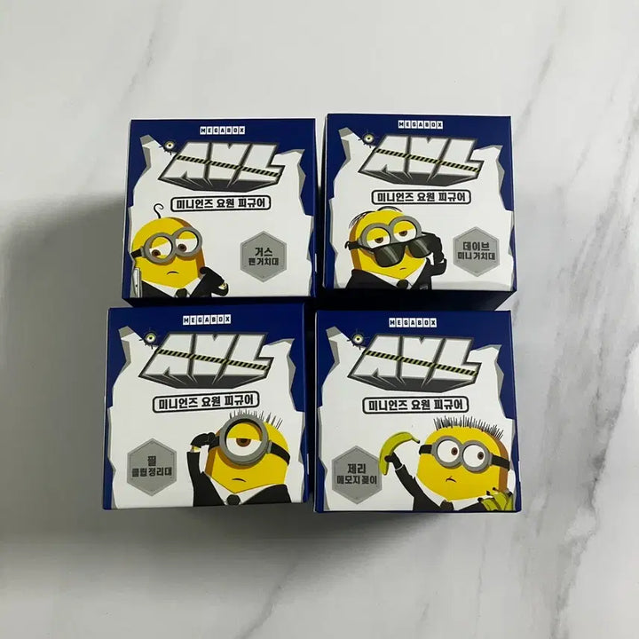 [BUNJANG] Minions Secret Agent Figure Full Set (Sealed) / 미니언즈 요원 피규어 풀세트 미개봉 새상품 최저가 급처