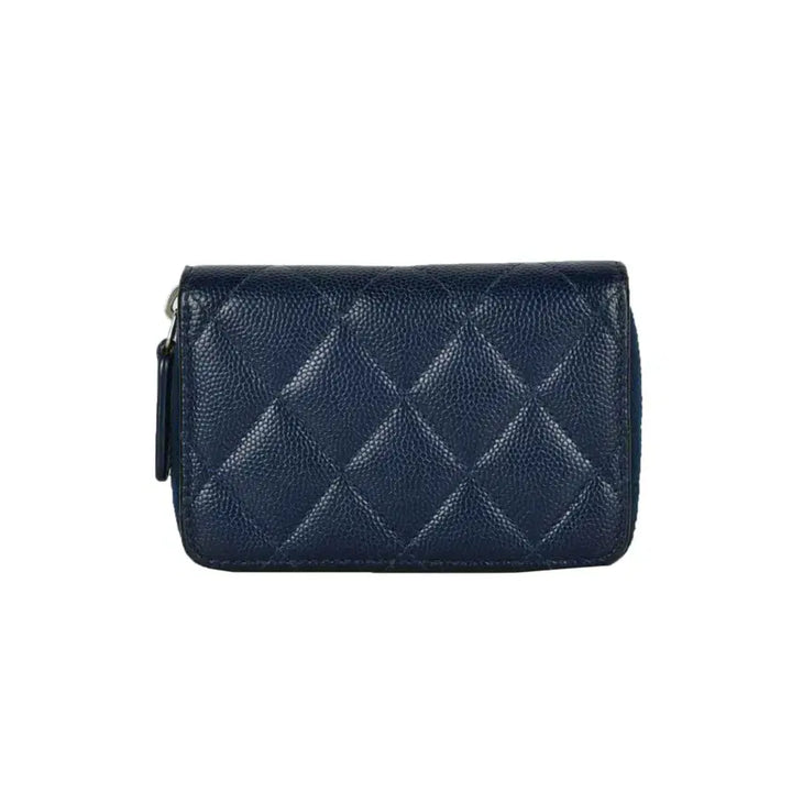 [BUNJANG] Chanel Classic Caviar Zip Coin Wallet / 샤넬 클래식 캐비어 지퍼 동전 지갑