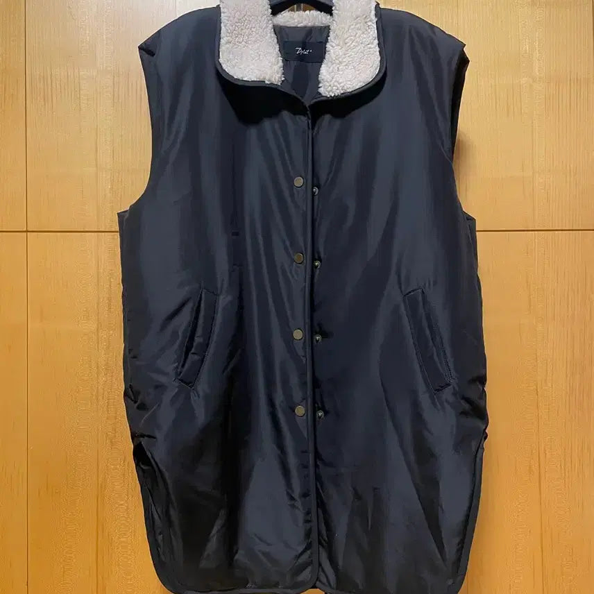 [BUNJANG] Dplat Black Long Lightweight Padded Vest / 새상품 Dplat 디플랫 블랙 롱 패딩 조끼 경량패딩 베스트