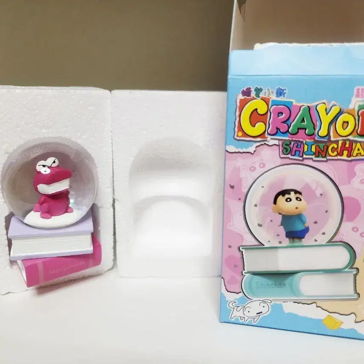 [BUNJANG] Crayon Shin-chan Chocobi Snow Globe Water Globe LED / 짱구 스노우볼 워터볼 LED 초코비