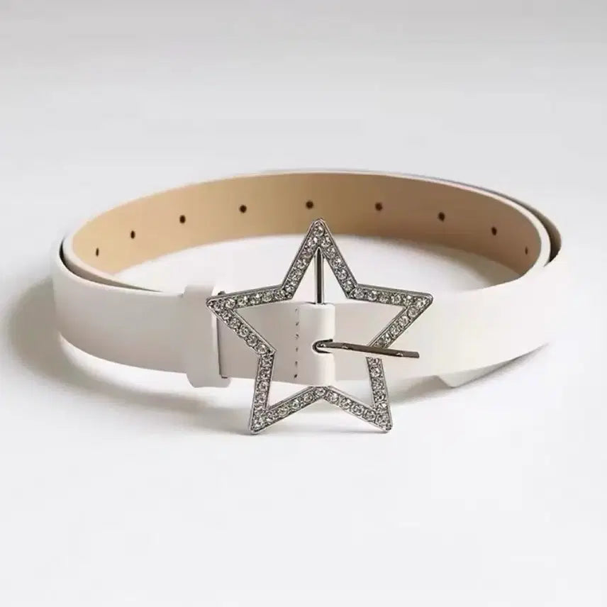 [BUNJANG] Y2K Vintage Star Cubic Belt Set / [3개 세트] 빈티지 y2k 벨트 별모양 큐빅
