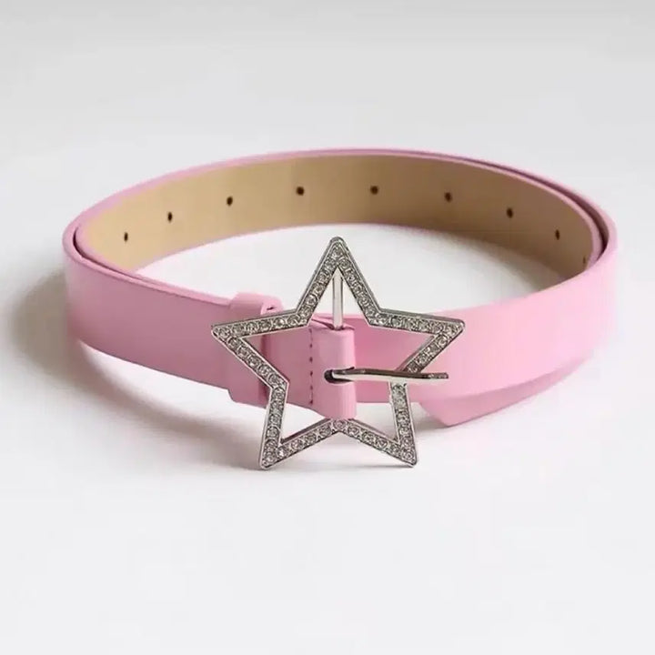 [BUNJANG] Y2K Vintage Star Cubic Belt Set / [3개 세트] 빈티지 y2k 벨트 별모양 큐빅