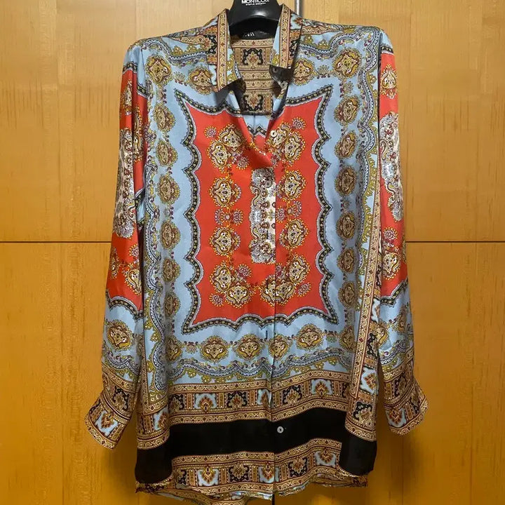 [BUNJANG] Zara Ethnic Pattern Shirt Blouse M / 새상품 zara 자라 에스닉 패턴 셔츠 블라우스 M