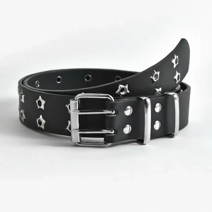 [BUNJANG] Y2K Star Cubic Belt (Set of 2) / [2개] 빈티지 y2k 벨트 별모양 큐빅