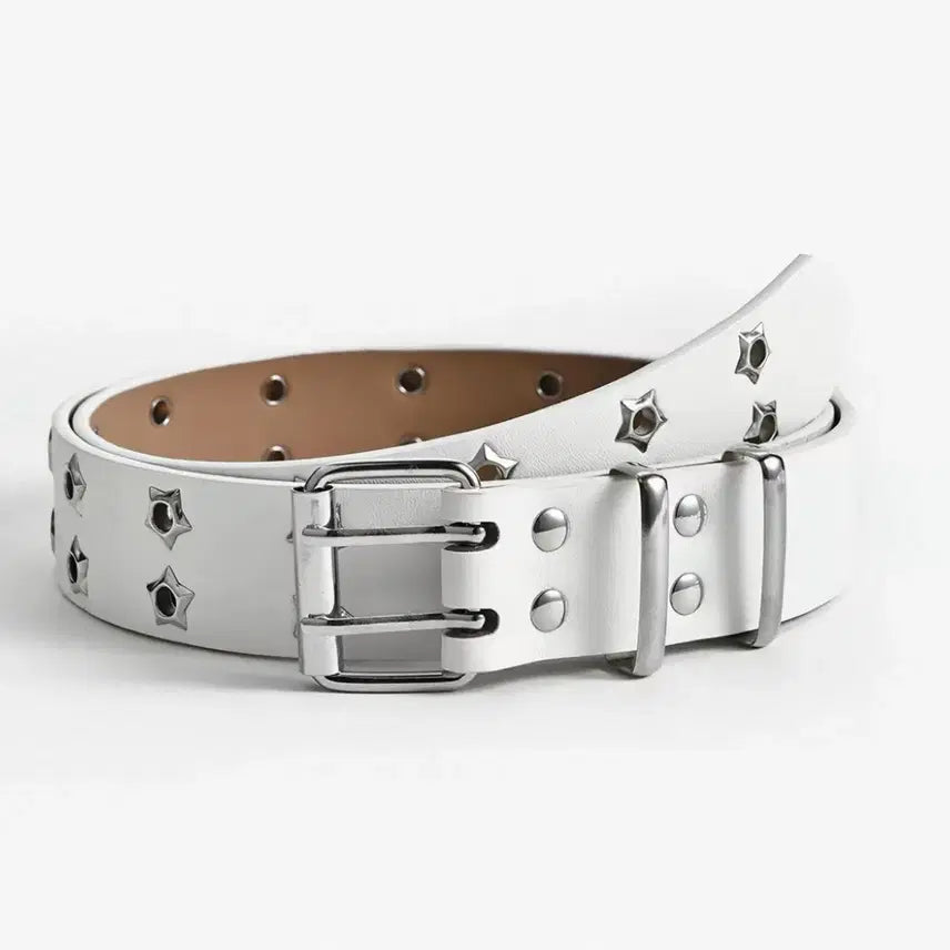 [BUNJANG] Y2K Star Cubic Belt (Set of 2) / [2개] 빈티지 y2k 벨트 별모양 큐빅