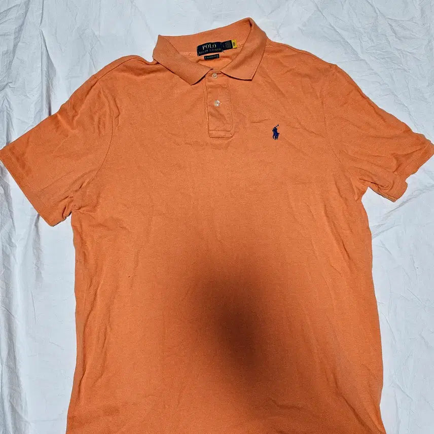 [BUNJANG] Polo Ralph Lauren Orange PK Polo Shirt - Size L / 폴로랄프로렌 PK티 카라티 카라티셔츠 오렌지 L