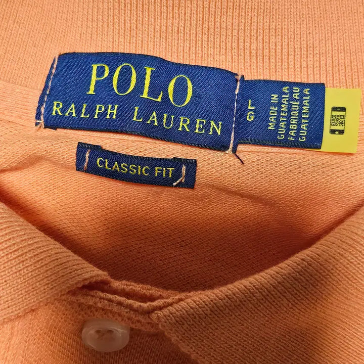 [BUNJANG] Polo Ralph Lauren Orange PK Polo Shirt - Size L / 폴로랄프로렌 PK티 카라티 카라티셔츠 오렌지 L