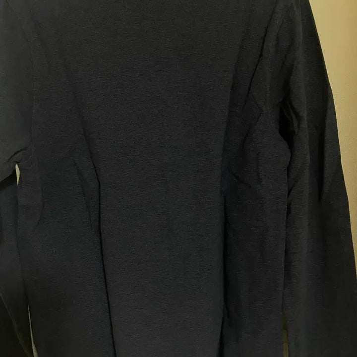 [BUNJANG] Burberry Navy Long-Sleeve Polo Shirt - Size M / 버버리 카라티 M 네이비 롱슬리브