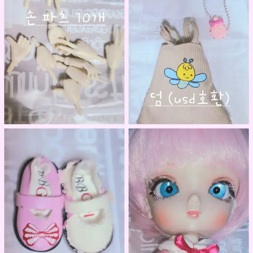 [BUNJANG] BBgirl Ball-Jointed Doll with Custom Repainted Face and Eyes / 비비걸 BBgirl 관절인형