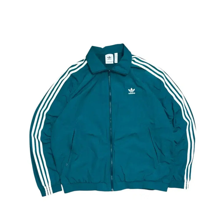 [BUNJANG] Adidas Firebird Woven Track Top Windbreaker Blue-Green / 아디다스 우븐 파이어버드 트랙탑 바람막이 블루그린