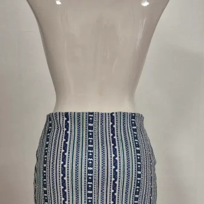 [BUNJANG] Zara Striped Midi Skirt Size S / 자라 스트라이프 스커트 S 사이즈