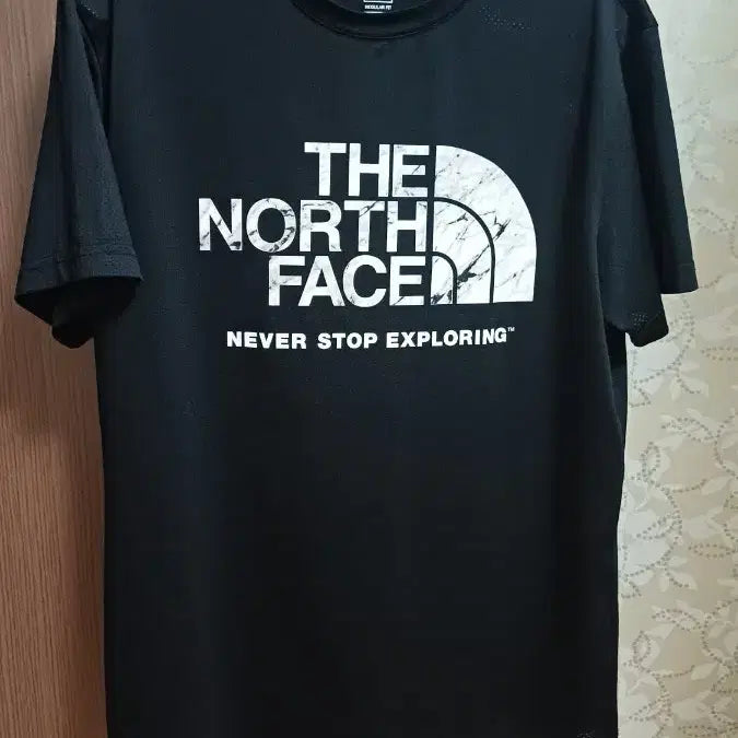 [BUNJANG] The North Face Big Logo Short Sleeve T-Shirt Black / 노스페이스 반팔 티셔츠 블랙