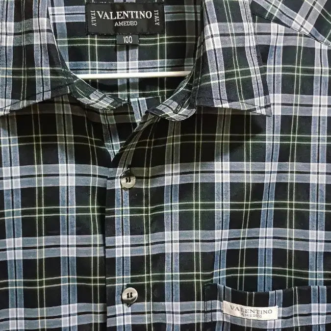[BUNJANG] Valentino Checked Shirt / 발렌티노 체크 셔츠