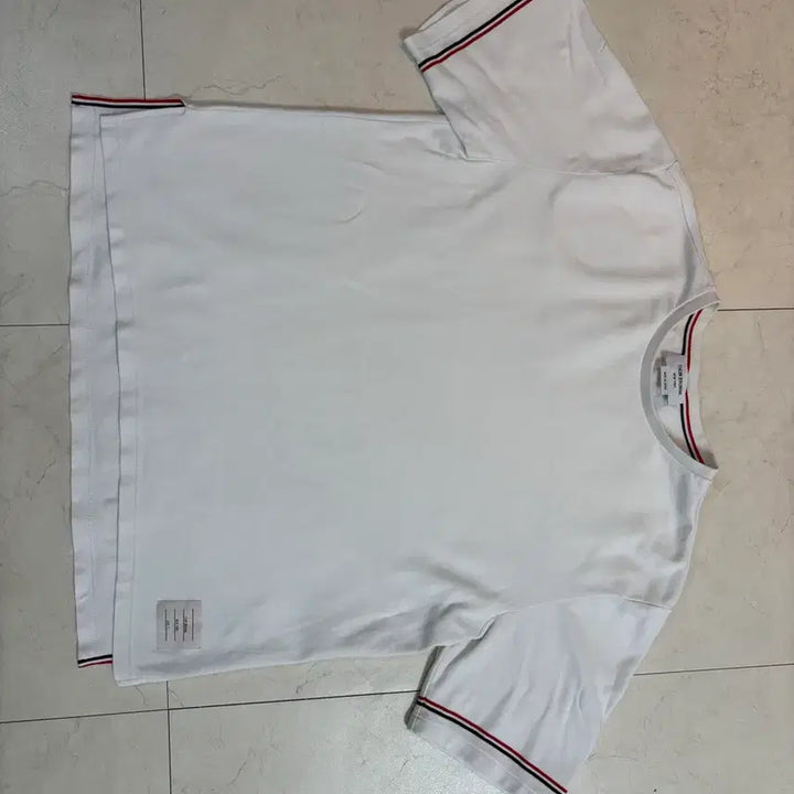 [BUNJANG] Thom Browne Cotton Rugby T-Shirt White / 톰브라운 코튼 럭비 티셔츠 화이트