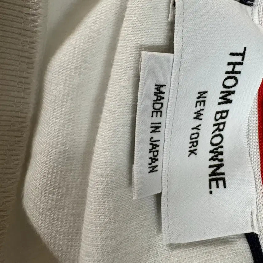 [BUNJANG] Thom Browne Cotton Rugby T-Shirt White / 톰브라운 코튼 럭비 티셔츠 화이트