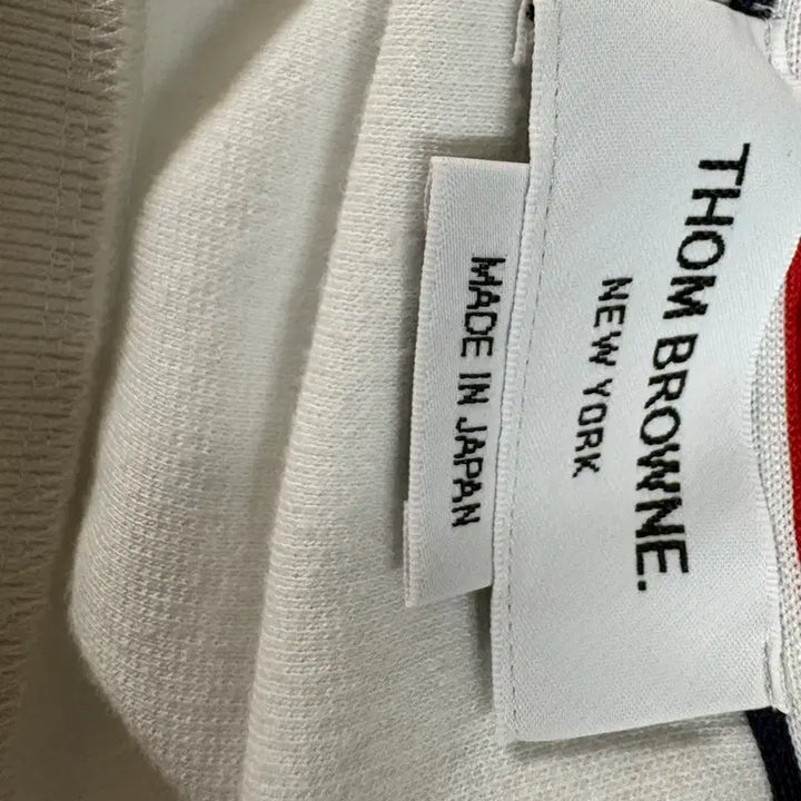[BUNJANG] Thom Browne Cotton Rugby T-Shirt White / 톰브라운 코튼 럭비 티셔츠 화이트