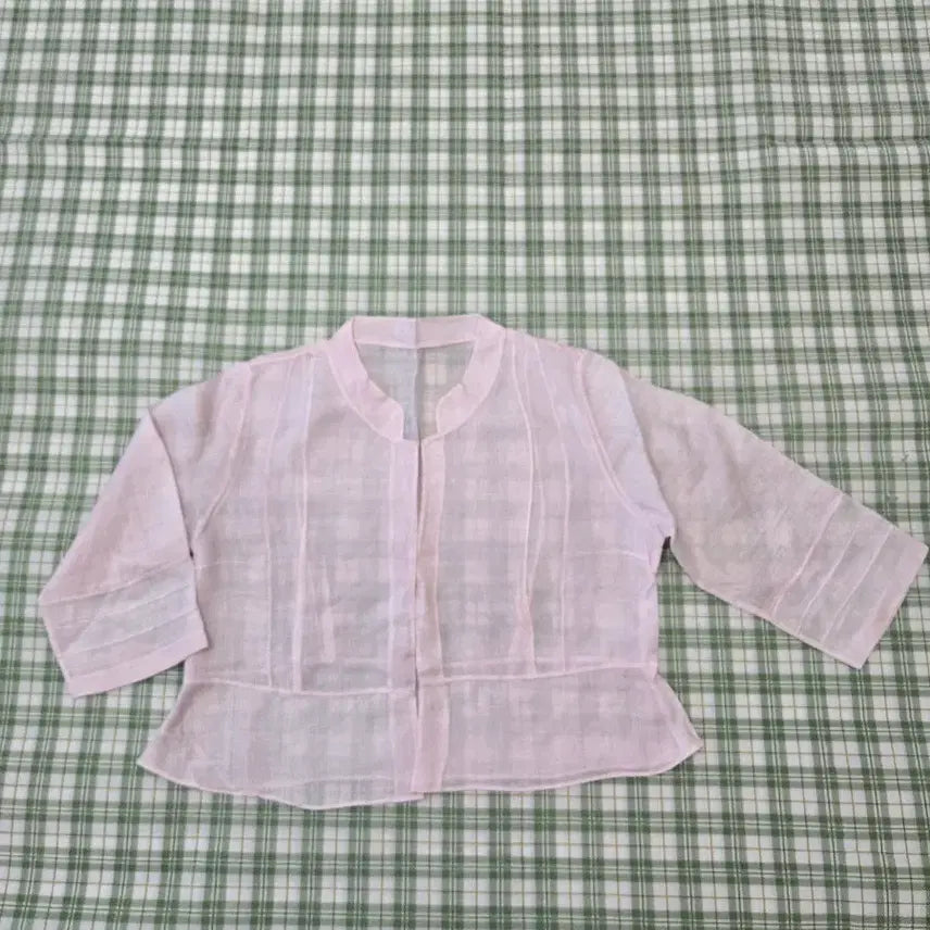 [BUNJANG] Linen Bolero Shirt / 3ㅡ모시 볼레로   셔츠ㅡ55ㅡ66