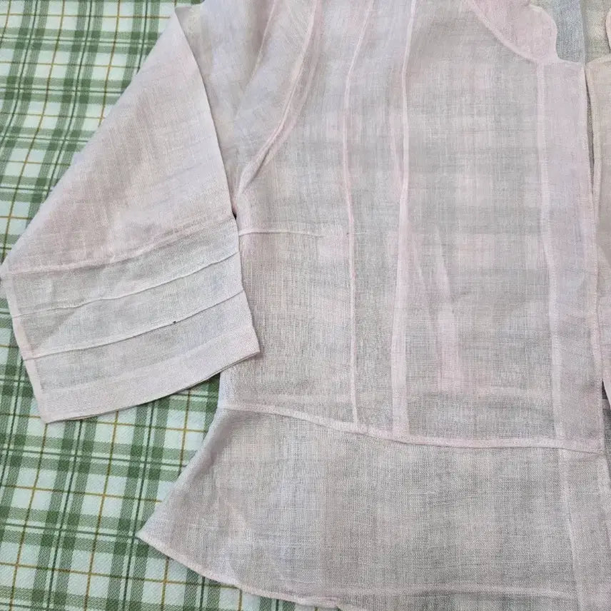 [BUNJANG] Linen Bolero Shirt / 3ㅡ모시 볼레로   셔츠ㅡ55ㅡ66
