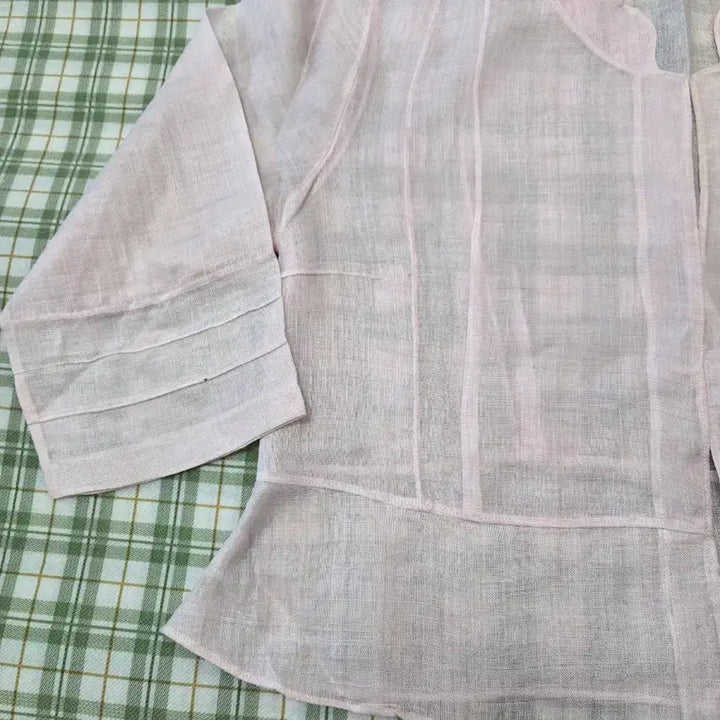 [BUNJANG] Linen Bolero Shirt / 3ㅡ모시 볼레로   셔츠ㅡ55ㅡ66
