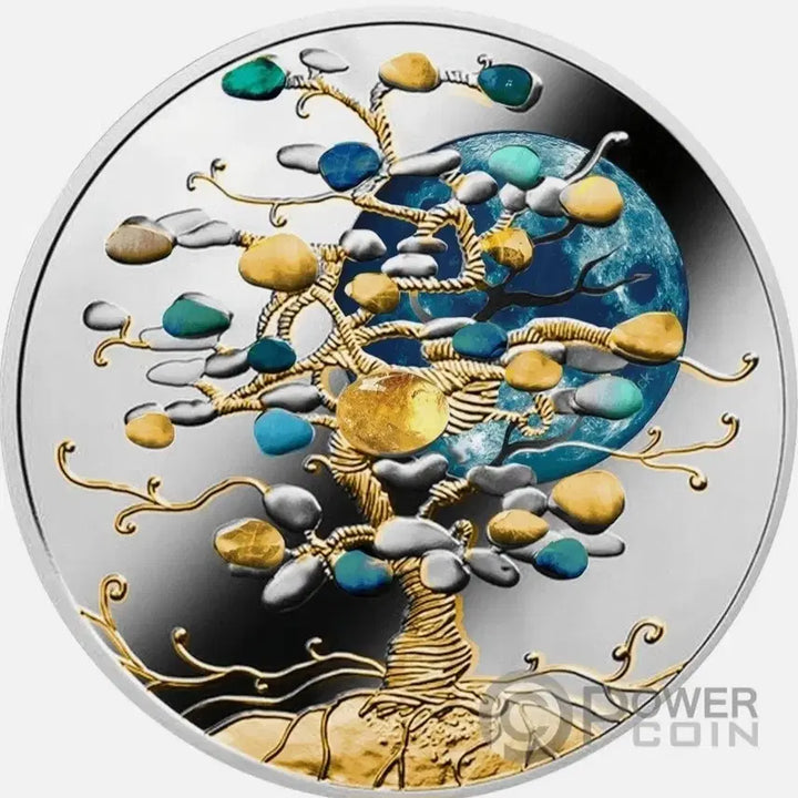 [BUNJANG] 2026 Niue 1 oz Tree of Luck Citrine Silver Coin / 2026 니우에 1온스 시트린 트리 오브럭 은화