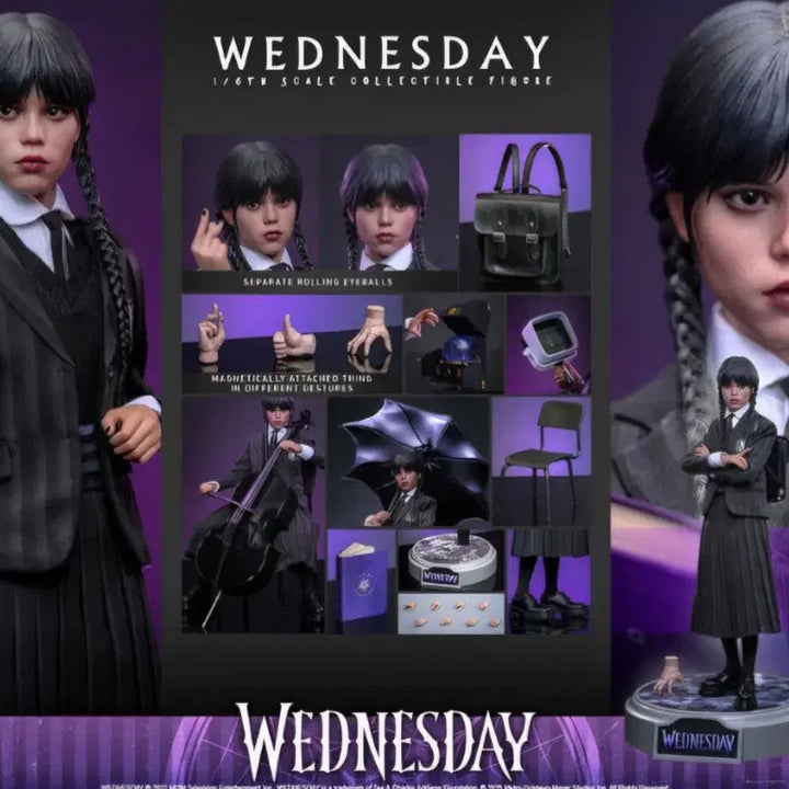[BUNJANG] Hot Toys Wednesday Addams TMS135 1/6 Scale Figure / 핫토이 웬즈데이 1/6 피규어