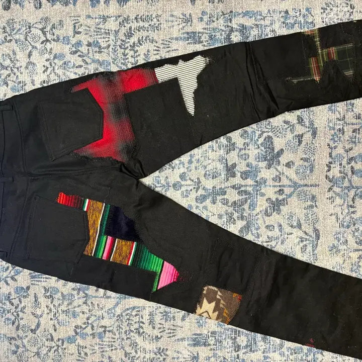 [BUNJANG] Junya Watanabe x Jamiroquai Patch Denim Jeans / 준야 와타나베 자미로콰이 패치 데님 M