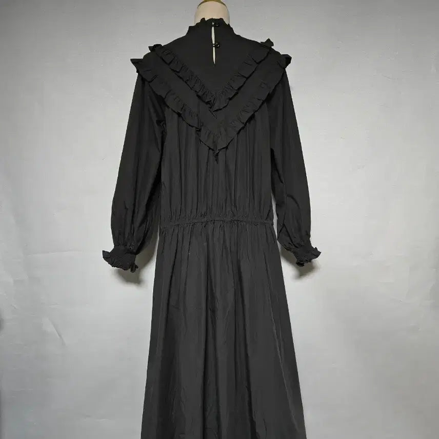[BUNJANG] Jucy Judy Frill Long Dress / 쥬시쥬디 프릴 롱원피스