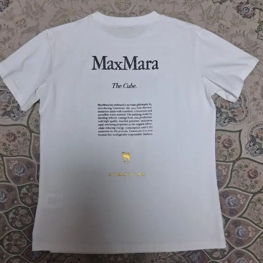 [SOLD OUT] 막스마라 큐브 반팔 티셔츠 화이트