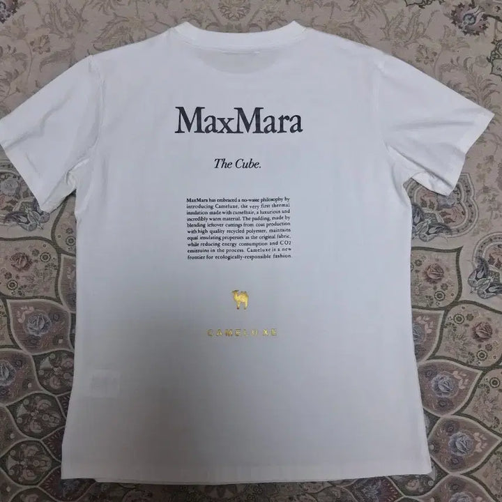 [SOLD OUT] 막스마라 큐브 반팔 티셔츠 화이트