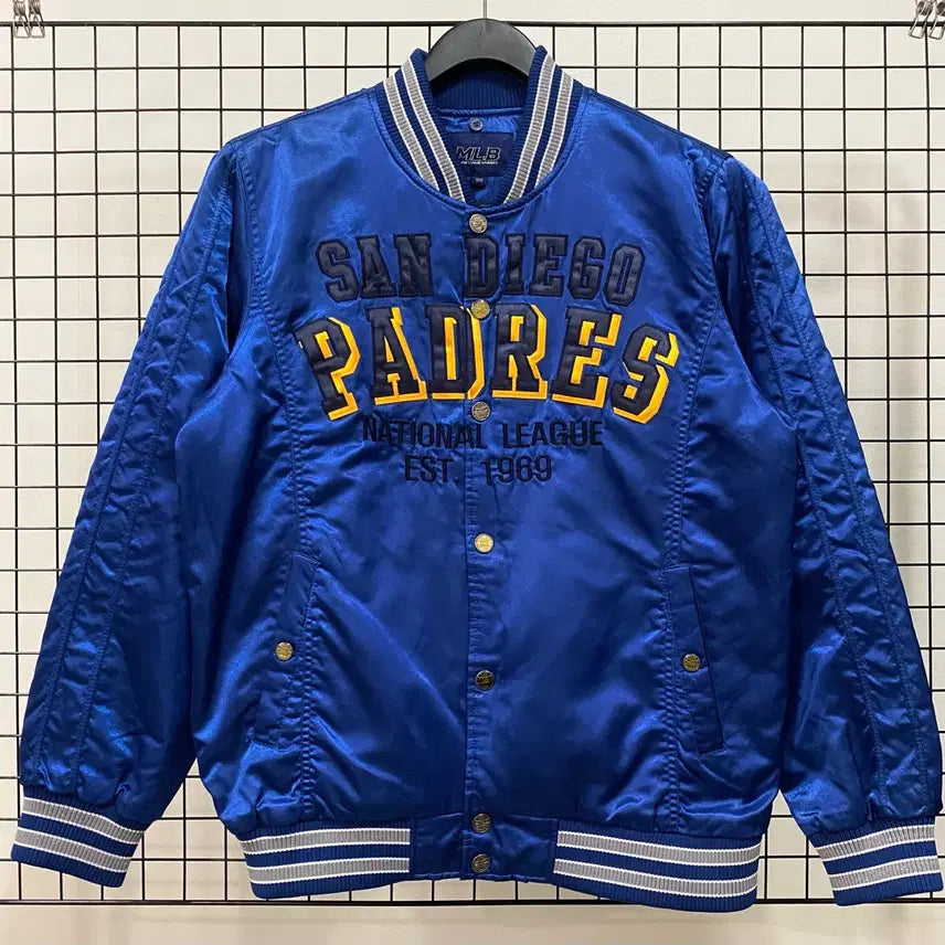 [BUNJANG] MLB San Diego Padres Varsity Jacket / <XL> MLB 00s 샌디에이고 파드리스 바시티 자켓