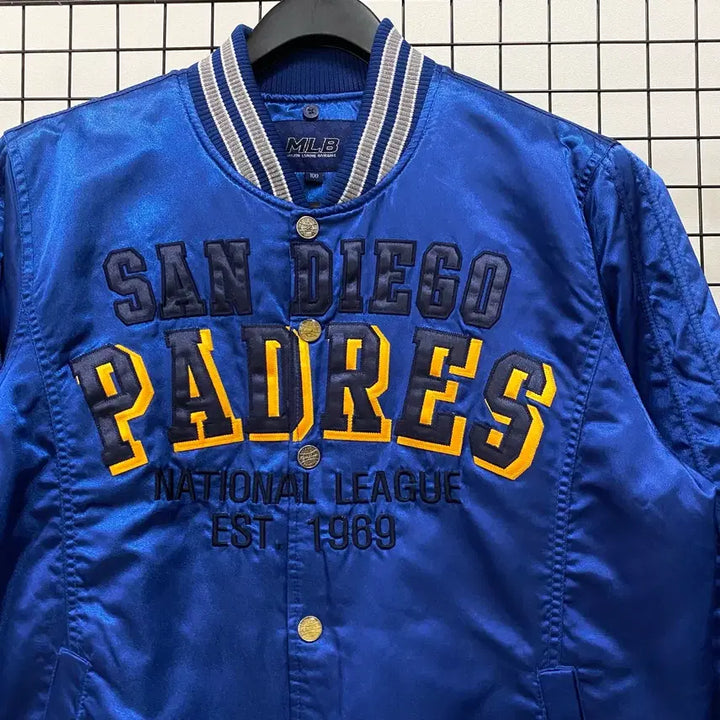 [BUNJANG] MLB San Diego Padres Varsity Jacket / <XL> MLB 00s 샌디에이고 파드리스 바시티 자켓