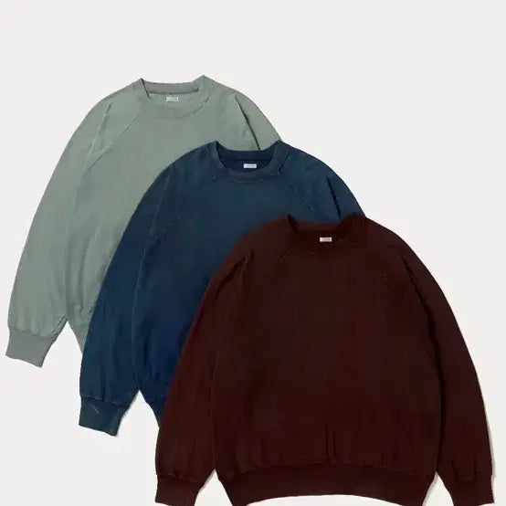 [BUNJANG] Apresse Vintage Lightweight Sweatshirt Blue Size 4 / 아프레쎄 빈티지 라이트 웨이트 스웨트셔츠 블루 - 26SS 4사이즈