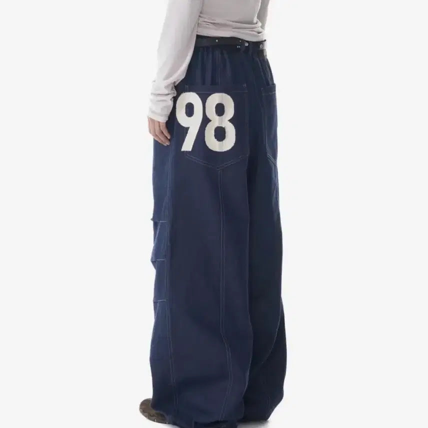 [BUNJANG] Arkham Wide Denim Pants &