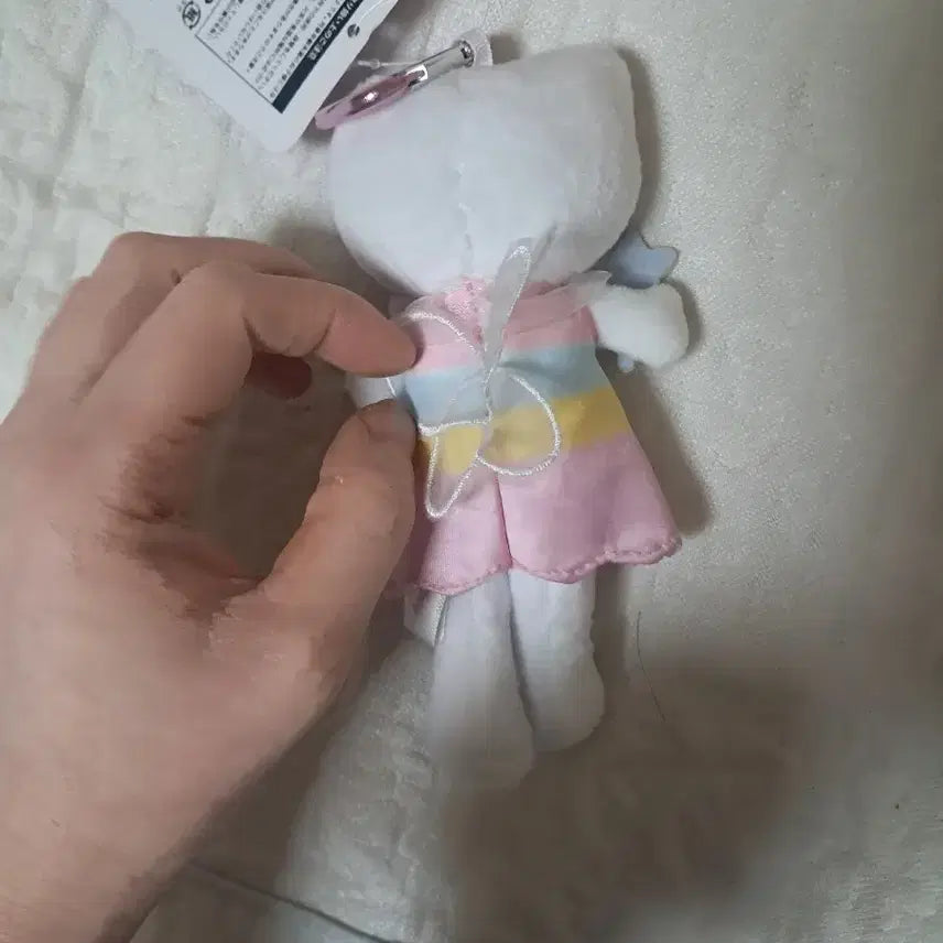 [BUNJANG] Hello Kitty Flower Ornament Doll Keyring / 헬로키티 꽃 장식 인형 키링 새상품