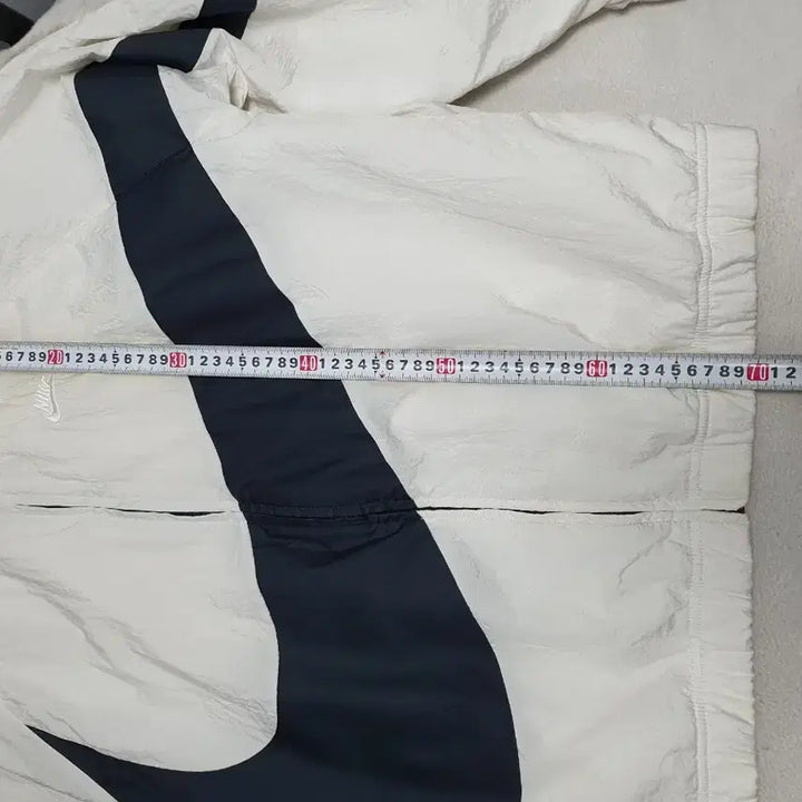 [BUNJANG] Nike Big Swoosh Woven Jacket White L / 나이키 바람막이 빅스우시 우븐 자켓 화이트 L