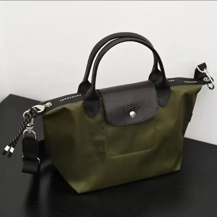 [BUNJANG] Longchamp Le Pliage Green Shoulder Bag / 롱샴 르 플리아쥬 그린 숄더백