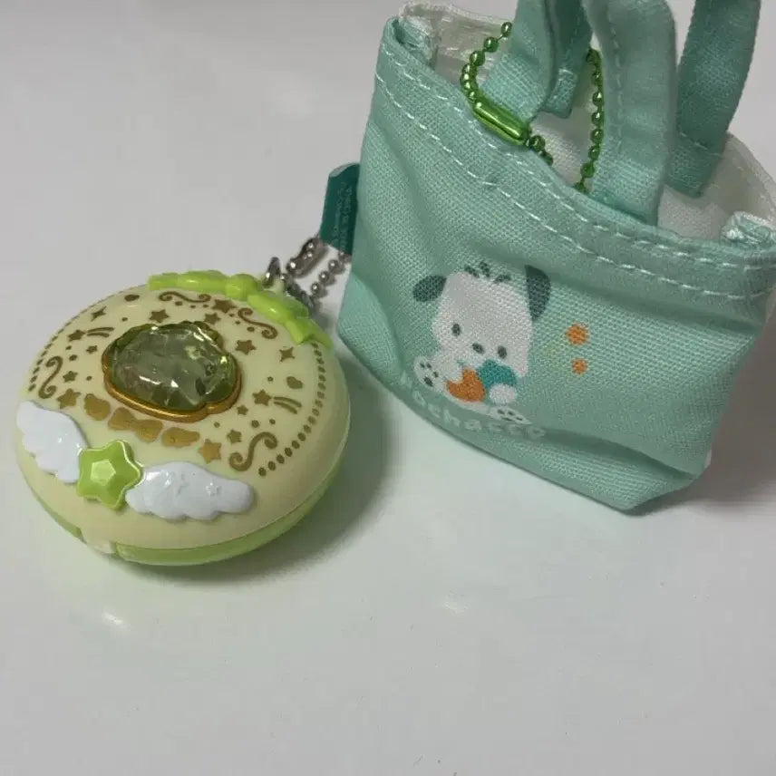 [BUNJANG] Sanrio Pochacco Mini Bag Keyring &amp; Magic Mirror Storage Box Set / 산리오 pochacco 포차코 미니백키링 요술 미러보관함