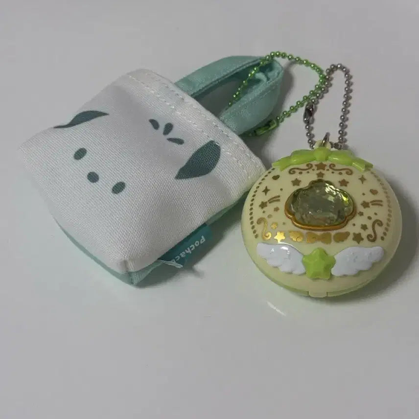 [BUNJANG] Sanrio Pochacco Mini Bag Keyring &amp; Magic Mirror Storage Box Set / 산리오 pochacco 포차코 미니백키링 요술 미러보관함
