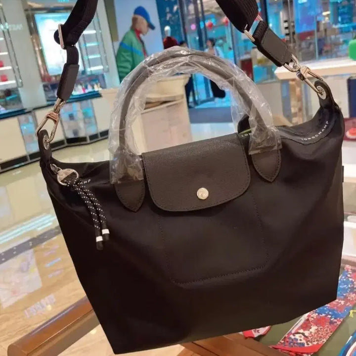 [BUNJANG] Longchamp Le Pliage Black Shoulder Bag / 롱샴 르 플리아쥬 블랙 숄더백
